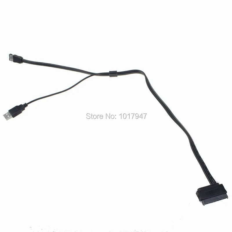 50 шт. в партии SATA 22 Pin к eSATA данных и USB преобразователь питания адаптер для 2 5