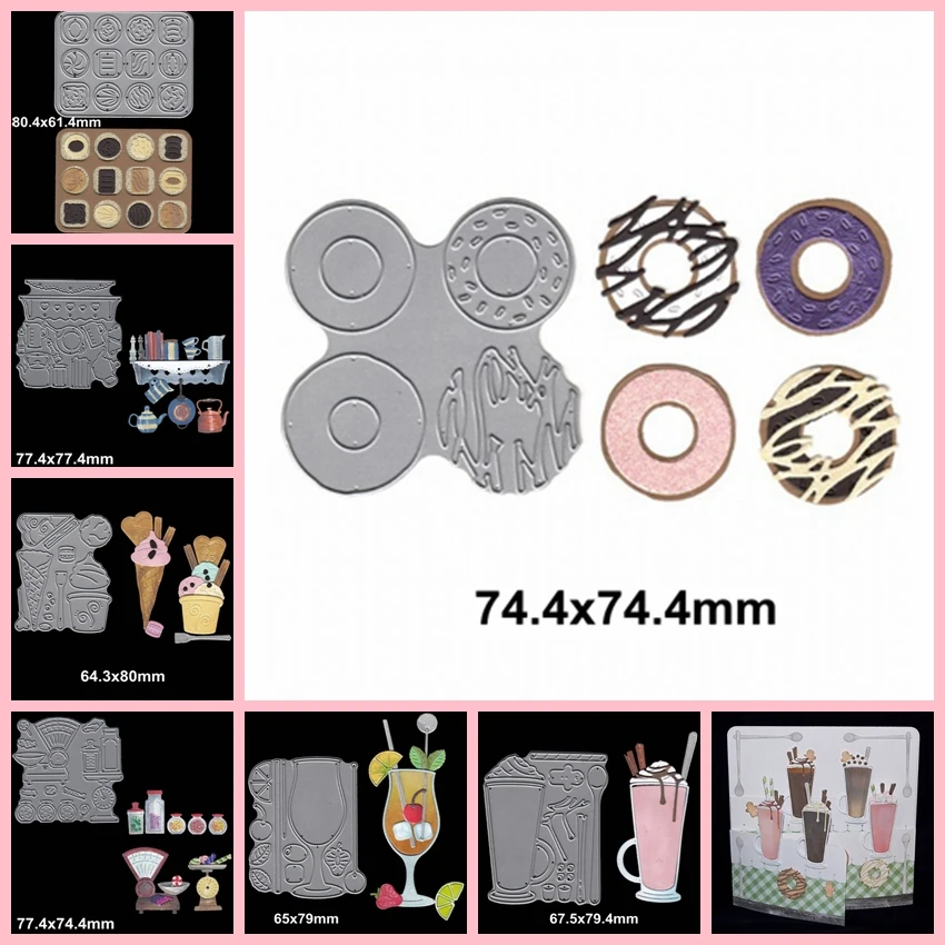Drink And Food Cutting Die Scrapbooking Craft DIY Template Card Album Photo Making Embossing Stencil Handmade Decoration
Drink And Food Cutting Die Scrapbooking Craft DIY Template Card Album Photo Making Embossing Stencil Handmade Decoration