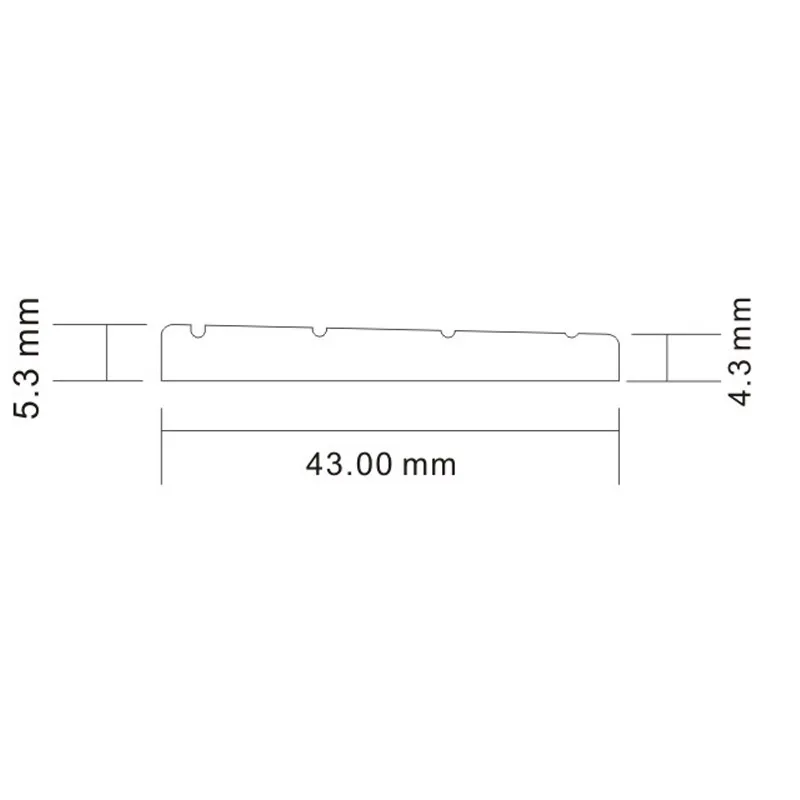50pcs Ivory Plastic R400 43x3.4x5.3-4.3MM 4 String Bass Guitar Bridge Nut Electric Bass DIY Repair Part
50pcs Ivory Plastic R400 43x3.4x5.3-4.3MM 4 String Bass Guitar Bridge Nut Electric Bass DIY Repair Part