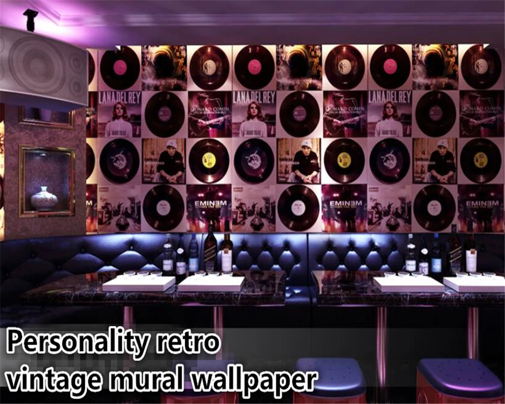 beibehang 3d wall murals Retro Vintage Recording CD Photo Wallpaper Decorative Mural Bar KTV Theme wallpaper for children's room
beibehang 3d wall murals Retro Vintage Recording CD Photo Wallpaper Decorative Mural Bar KTV Theme wallpaper for children's room
