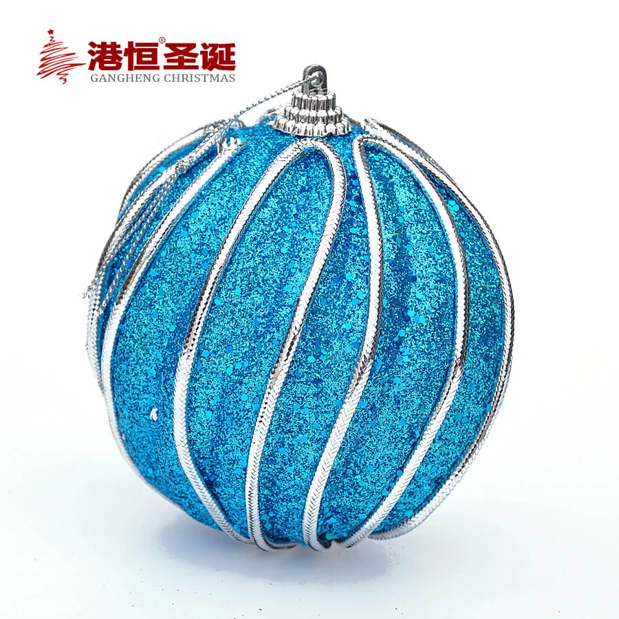 Полосатая вспененная Рождество кулон 10 см (3 94 ") елка нежные украшения шары