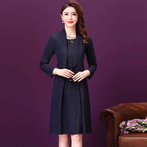 2021 Spring Summer Round Collar Women Dress New Style Pure Color Noble Old Middle Aged Slim Elegant Temperament Female Dresses
2021 Spring Summer Round Collar Women Dress New Style Pure Color Noble Old Middle Aged Slim Elegant Temperament Female Dresses