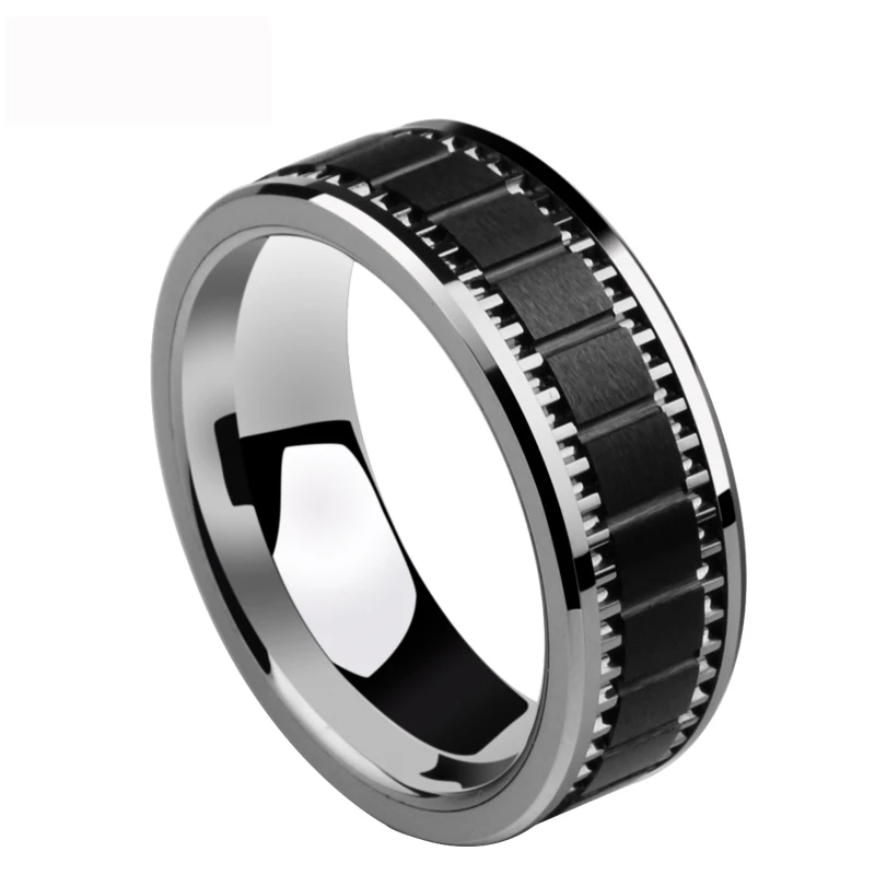 New Special Vintage Design 8mm Width High Polished Tungsten Man's Band Rings Inlay Brushed Black Hi-Tech Ceramic Size 7-11
New Special Vintage Design 8mm Width High Polished Tungsten Man's Band Rings Inlay Brushed Black Hi-Tech Ceramic Size 7-11