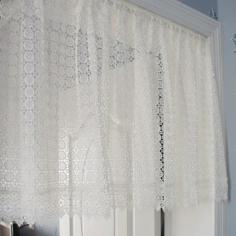 Free shipping Full water soluble embroidery lace coffee curtain semi-shade small short curtain kitchen curtains 150*60cm
Free shipping Full water soluble embroidery lace coffee curtain semi-shade small short curtain kitchen curtains 150*60cm