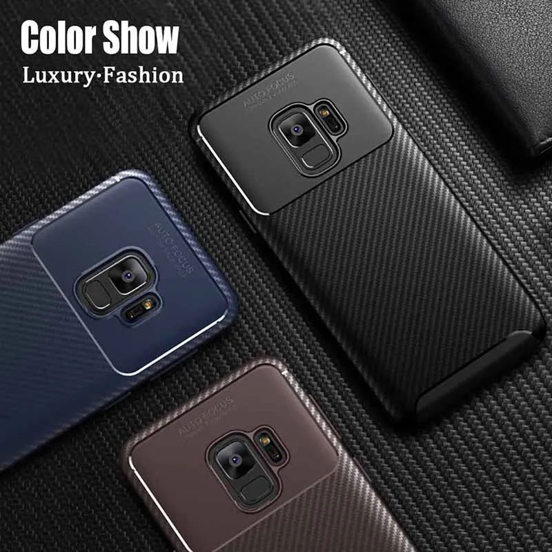 TeoYall волоконный чехол для Samsung Galaxy S9 S10 PLUS мягкие силиконовые чехлы телефонов Lite Note