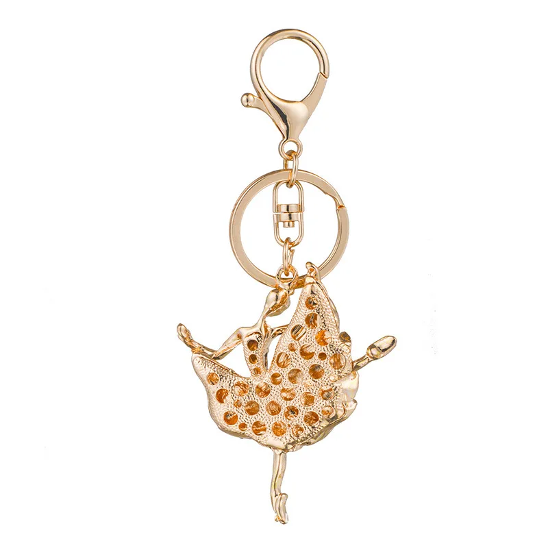 Fashion ballerina crystal keychain trinket rhinestone car key chain bag charm women's key ring girls keys cars accessories SS35
Fashion ballerina crystal keychain trinket rhinestone car key chain bag charm women's key ring girls keys cars accessories SS35