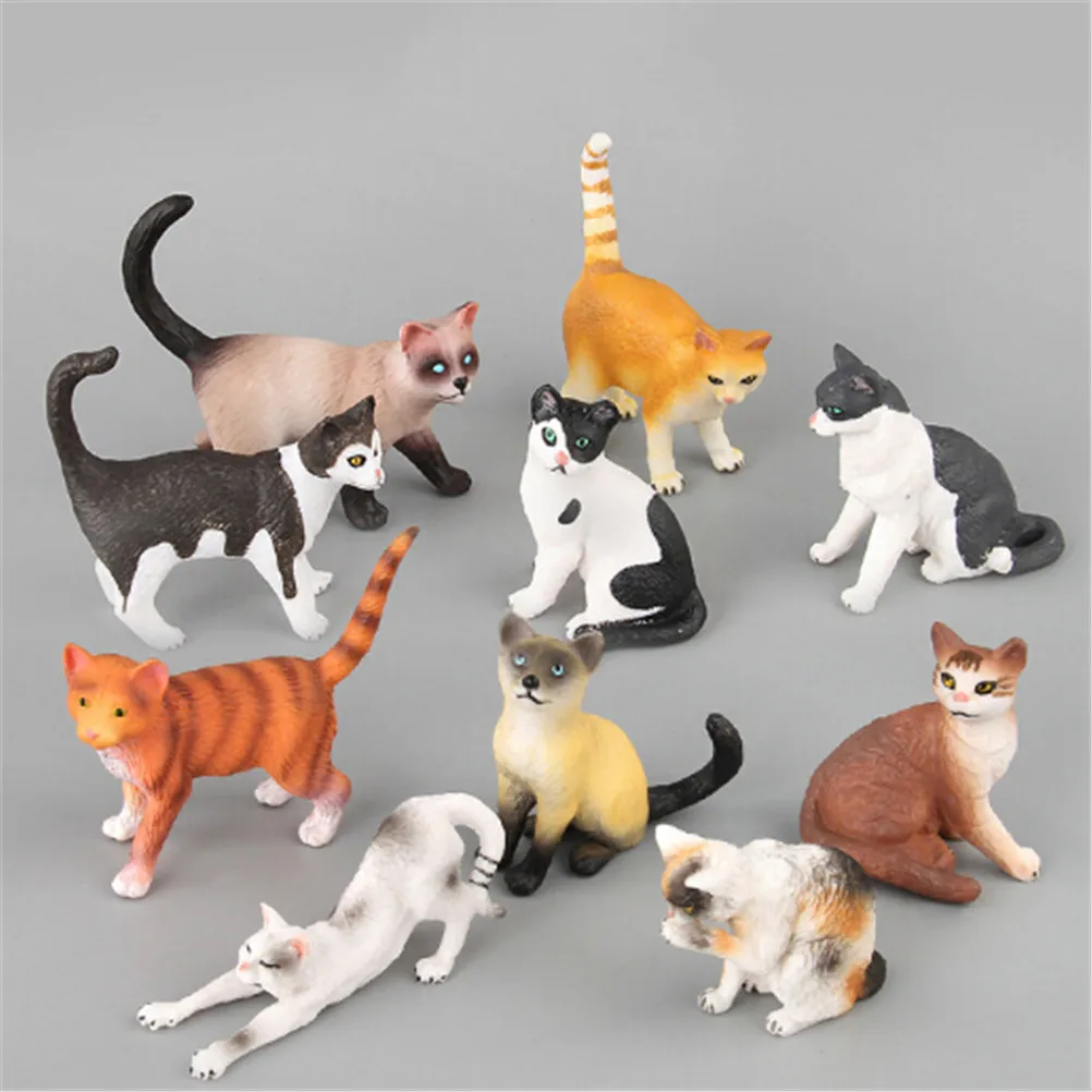 For Kids Toy Statue Farm Simulation Mini Cat Animal Model Small Plastic Figures Home Decor Figurine Decoration Accessories Gift
For Kids Toy Statue Farm Simulation Mini Cat Animal Model Small Plastic Figures Home Decor Figurine Decoration Accessories Gift