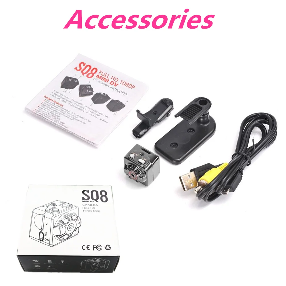 HD 1080P Mini Camera 12MP Night Vision Motion Detection Mini Secret Camara Camcorder Video Recorder PK SQ11 SQ12 Micro Camera
HD 1080P Mini Camera 12MP Night Vision Motion Detection Mini Secret Camara Camcorder Video Recorder PK SQ11 SQ12 Micro Camera