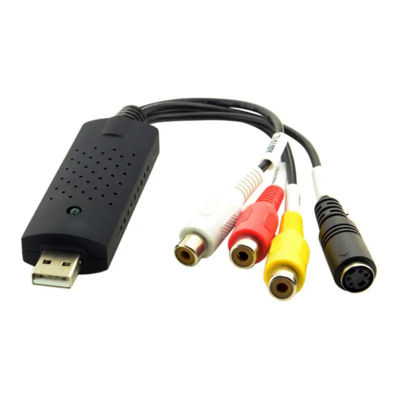 4 Channel USB 2.0 Audio Video CAP TV DVD VHS S-Video Capture Adapter DVR Sureveillance System
4 Channel USB 2.0 Audio Video CAP TV DVD VHS S-Video Capture Adapter DVR Sureveillance System
