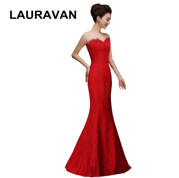 women bridal lace strapless red bride maides mermaid bridesmaid strapless bridesmaid dresses lady long tight sexy gown
women bridal lace strapless red bride maides mermaid bridesmaid strapless bridesmaid dresses lady long tight sexy gown