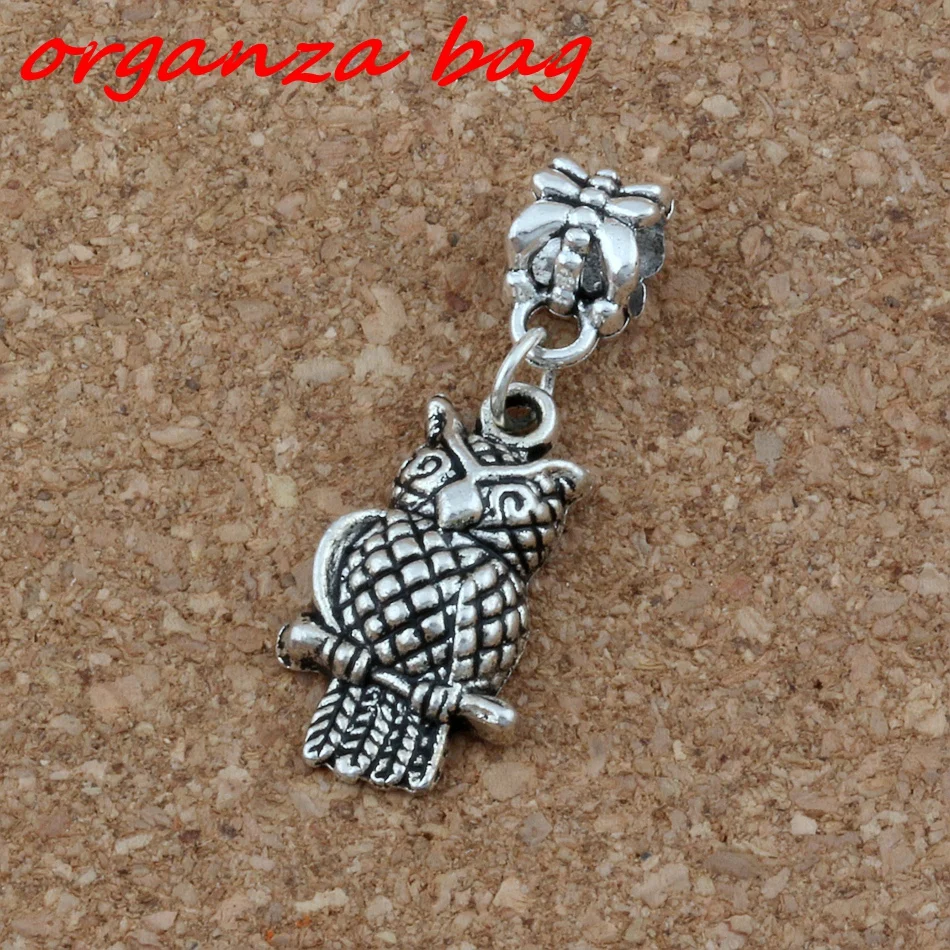 20pcs/lot Dangle alloy Owl Charm Big Hole Beads Fit European Charm Bracelet Jewelry 12x34mm A-229a
20pcs/lot Dangle alloy Owl Charm Big Hole Beads Fit European Charm Bracelet Jewelry 12x34mm A-229a