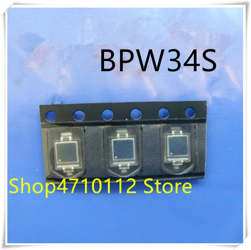 

Новый 10 шт./лот BPW34 BPW34S VBPW34S контактный фотодиод SMD длина волны 940nm кремний