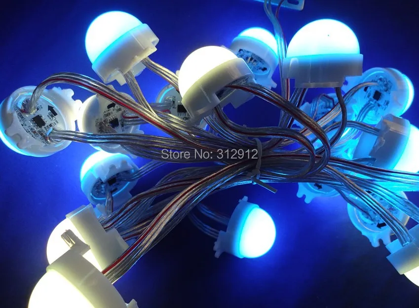 20pcs WS2811 3leds rgb pixel led module,milky cover,DC12V,30mm diameter;with transparent wire
20pcs WS2811 3leds rgb pixel led module,milky cover,DC12V,30mm diameter;with transparent wire