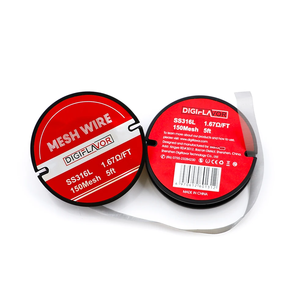 e-cigarette accessory Digiflavor Mesh wire for Digiflavor Mesh Pro RDA and vape atomizer RDTA RTA tank DIY vaporizer 
e-cigarette accessory Digiflavor Mesh wire for Digiflavor Mesh Pro RDA and vape atomizer RDTA RTA tank DIY vaporizer