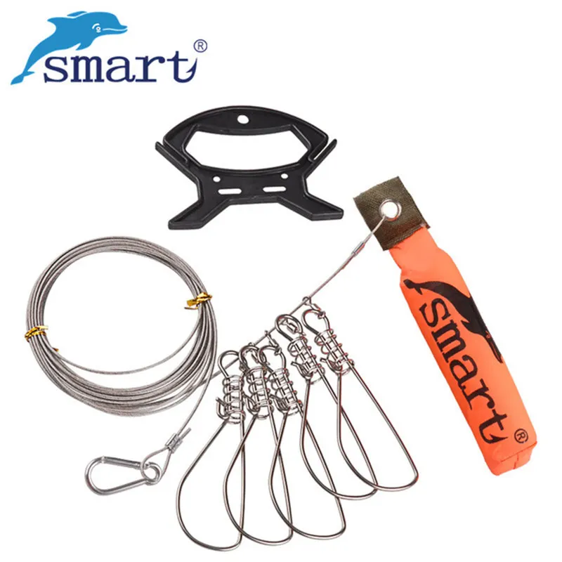 SMART Fishing lock 5m Stainless Steel Fish Buckle Lure 5Buckle Steel Wire Fish Lock Live Fish Buckle Tackle Tools Lure
SMART Fishing lock 5m Stainless Steel Fish Buckle Lure 5Buckle Steel Wire Fish Lock Live Fish Buckle Tackle Tools Lure