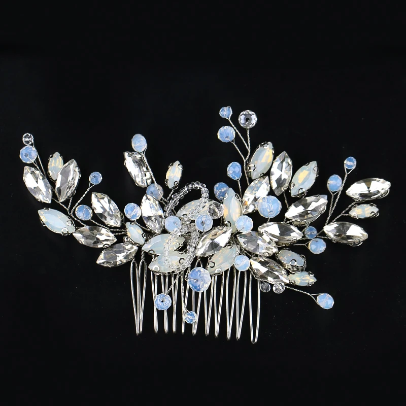 Classic Elegant Exquisite Crystal Inserted Comb Hair Hand - made Jewelry Accessories
Classic Elegant Exquisite Crystal Inserted Comb Hair Hand - made Jewelry Accessories