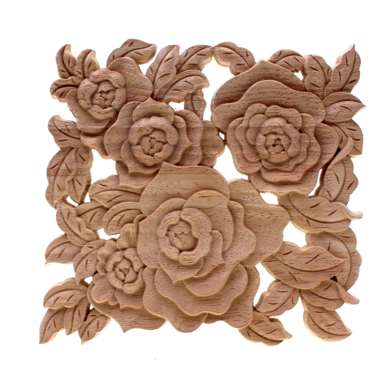 RUNBAZEF Rose Floral Wood Carved Decal Corner Applique Decorate Frame Doors Furniture Wooden Figurines Cabinet Decorative Crafts
RUNBAZEF Rose Floral Wood Carved Decal Corner Applique Decorate Frame Doors Furniture Wooden Figurines Cabinet Decorative Crafts