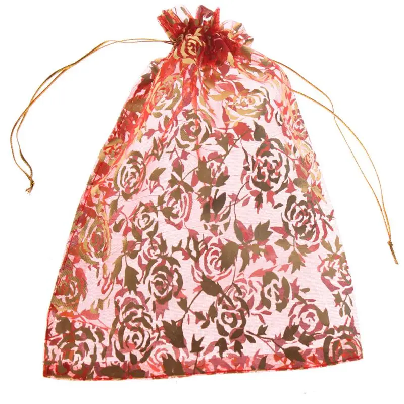 100pc/lot 14*22mm Jewelry Gift Bags Organza Red Transparent Bags Printed Rose Rectangle Orange Pouch Packaging Drawstring
100pc/lot 14*22mm Jewelry Gift Bags Organza Red Transparent Bags Printed Rose Rectangle Orange Pouch Packaging Drawstring