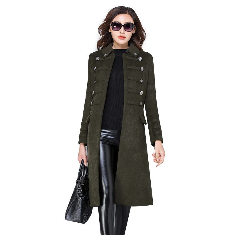 Winter Large size S-2XL Wool Women Jackets Coat 2020 Autumn Fashion Mid long High quality Double-breasted Female Outerwear
Winter Large size S-2XL Wool Women Jackets Coat 2020 Autumn Fashion Mid long High quality Double-breasted Female Outerwear
