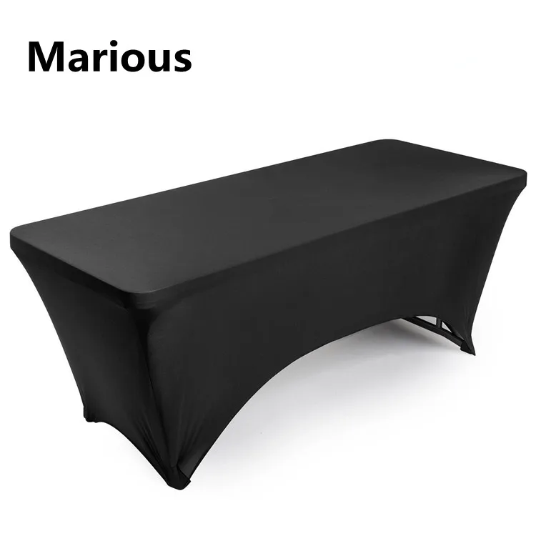 Big Discount 2pcs 6ft Black Rectangle Lycra Stretch Spandex Table Cloths Elastic advertised table cloth
Big Discount 2pcs 6ft Black Rectangle Lycra Stretch Spandex Table Cloths Elastic advertised table cloth