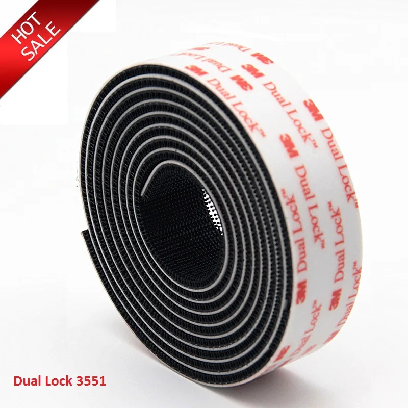 Type 400 3M Dual Lock SJ3551 Width 25.4mm Black VHB Mushroom Adhesive Reclosable Fastener Tape
Type 400 3M Dual Lock SJ3551 Width 25.4mm Black VHB Mushroom Adhesive Reclosable Fastener Tape