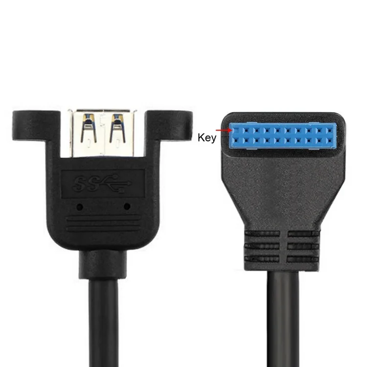 USB 3,0 Однопортовый гнездовой винтовой кронштейн типа вниз угловой материнской платы 20-контактный разъем кабеля 90 градусов
USB 3,0 Однопортовый гнездовой винтовой кронштейн типа вниз угловой материнской платы 20-контактный разъем кабеля 90 градусов