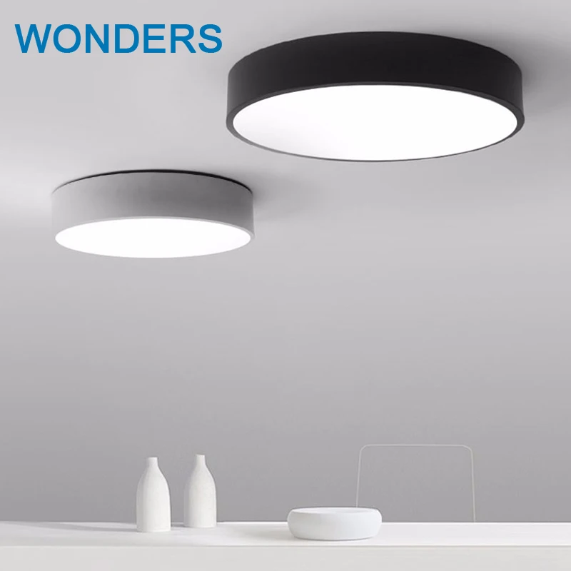 Modern LED ceiling light Black white Round simple luminaria indoor diningroom bedroom livingroom ceiling lamp home decor lustre
Modern LED ceiling light Black white Round simple luminaria indoor diningroom bedroom livingroom ceiling lamp home decor lustre