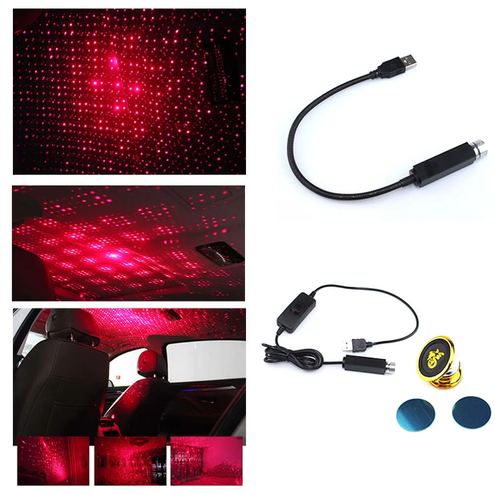 DJSona Universal Car Roof Star Night Lights Projector Light Interior Ambient Atmosphere Lamp Decoration Small USB LED Hot Sale
DJSona Universal Car Roof Star Night Lights Projector Light Interior Ambient Atmosphere Lamp Decoration Small USB LED Hot Sale