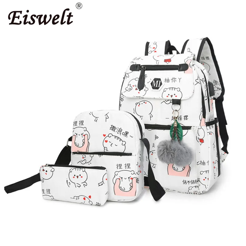 Dropshipping USB Charging Canvas Backpack 3 Pcs/set Women School Backpacks Schoolbag for Teenagers Student Book Bag Boys Satchel
Dropshipping USB Charging Canvas Backpack 3 Pcs/set Women School Backpacks Schoolbag for Teenagers Student Book Bag Boys Satchel