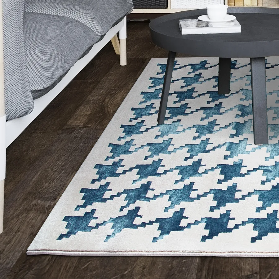 Classic Houndstooth Pattern High Quality Abstract Carpet For Living Room Bedroom Anti slip Floor Mat Fashion Kitchen Area Rugs
Classic Houndstooth Pattern High Quality Abstract Carpet For Living Room Bedroom Anti slip Floor Mat Fashion Kitchen Area Rugs