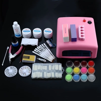 Manicure Kits Professional 36W White Cure Lamp Dryer UV Gel Nail Tools Full Set Kit
Manicure Kits Professional 36W White Cure Lamp Dryer UV Gel Nail Tools Full Set Kit