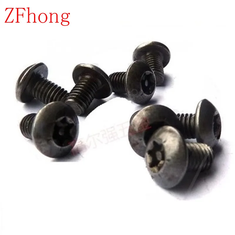 100pcs/lot ISO7380 M4*6/8/10/12 Steel with black Torx pan Head Tamper Proof Security Screw Screws
100pcs/lot ISO7380 M4*6/8/10/12 Steel with black Torx pan Head Tamper Proof Security Screw Screws