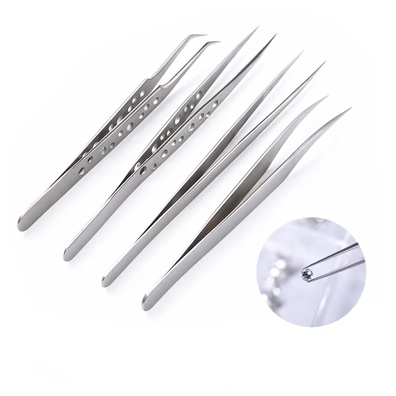 PinPai Stainless Steel Sharp Tweezer Stright Curved Eyebrow Tweezers Nippers Eyelash Clip Nail Art Tweezers Makeup Picking Tools
PinPai Stainless Steel Sharp Tweezer Stright Curved Eyebrow Tweezers Nippers Eyelash Clip Nail Art Tweezers Makeup Picking Tools