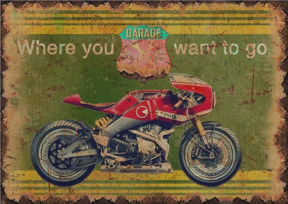 7x5FT Vintage Retro Motorcycle Motor Garage Where You Want Go Custom Photo Studio Backdrop Background Vinyl 220cm x 150cm
7x5FT Vintage Retro Motorcycle Motor Garage Where You Want Go Custom Photo Studio Backdrop Background Vinyl 220cm x 150cm