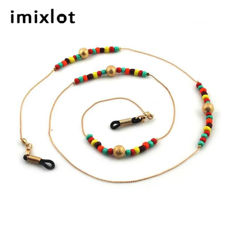 IMIXLOT модные разноцветные бусы цепочка для солнцезащитных очков очки для чтения для телефона, держатель для телефона шейный ремешок веревка ...
IMIXLOT модные разноцветные бусы цепочка для солнцезащитных очков очки для чтения для телефона, держатель для телефона шейный ремешок веревка ...