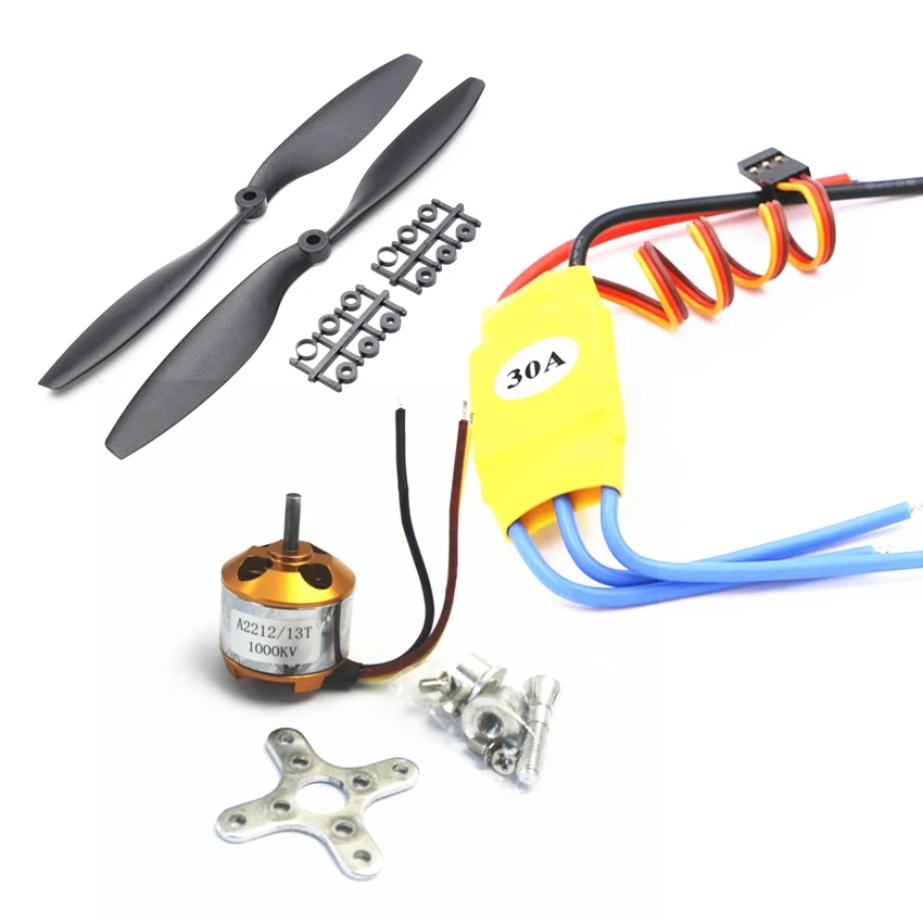 2212 1000KV Brushless Motor w/30A Brushless ESC + 1 Pair 1045 Propeller for F450 F550 Quadcopter FPV Part
2212 1000KV Brushless Motor w/30A Brushless ESC + 1 Pair 1045 Propeller for F450 F550 Quadcopter FPV Part