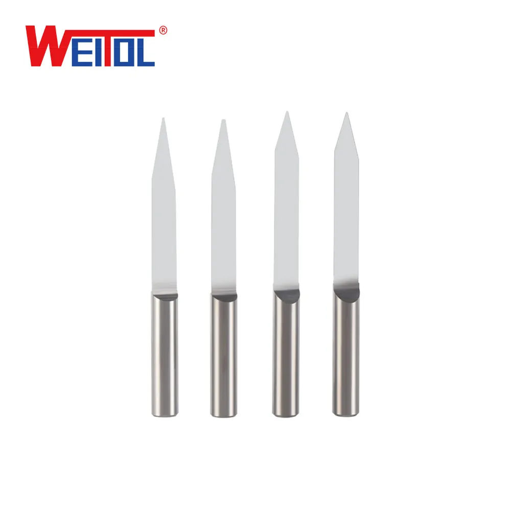 WeiTol 1PCS 4mm PCB engraving bits V shape milling cutter CNC machine tools for acrylic free shipping
WeiTol 1PCS 4mm PCB engraving bits V shape milling cutter CNC machine tools for acrylic free shipping