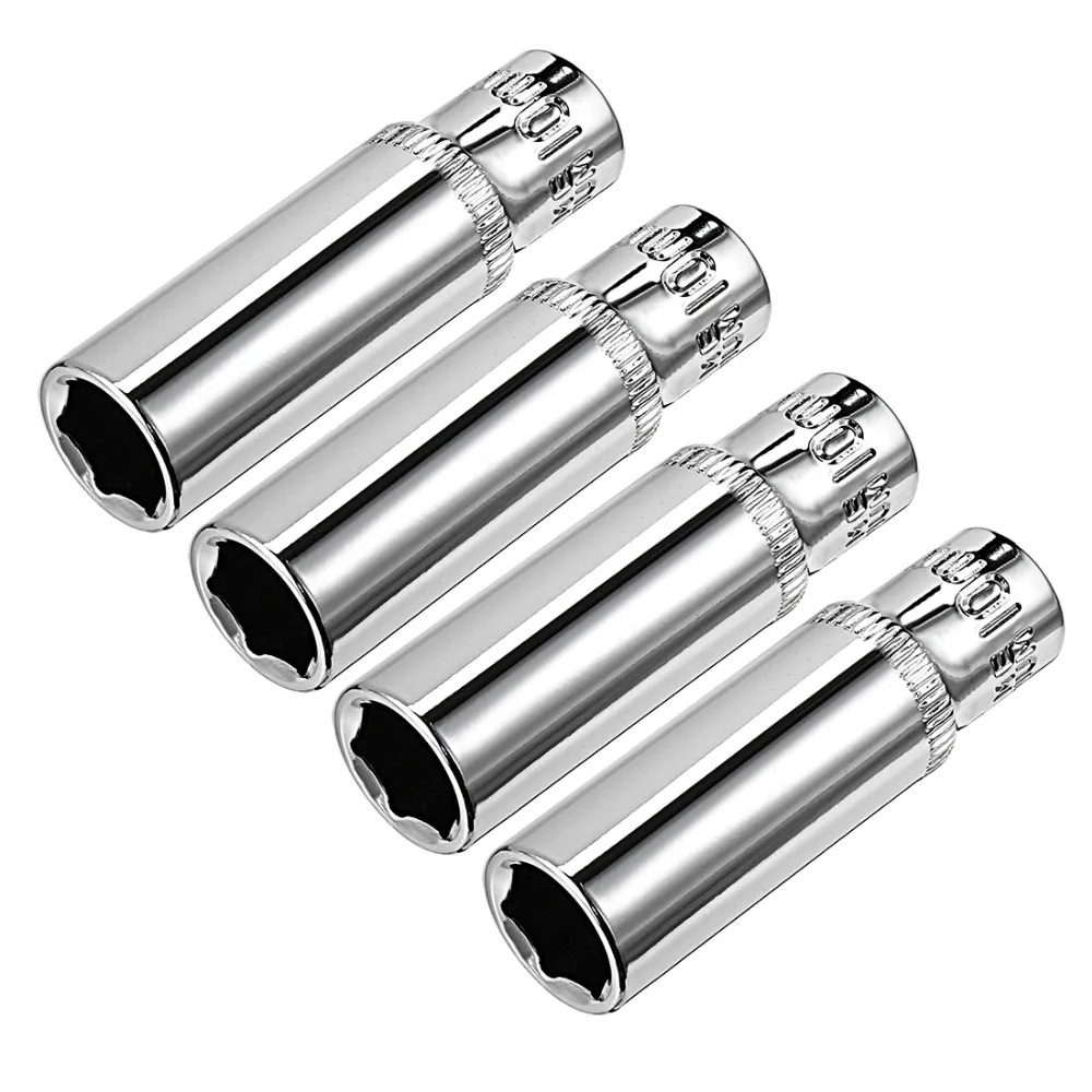 UXCELL 4Pcs 6.35mm / 1/4 Inch Drive 6-Point Deep Socket 10mm Socket Cr-V for DIY Hand-making Automotive Repairs
UXCELL 4Pcs 6.35mm / 1/4 Inch Drive 6-Point Deep Socket 10mm Socket Cr-V for DIY Hand-making Automotive Repairs