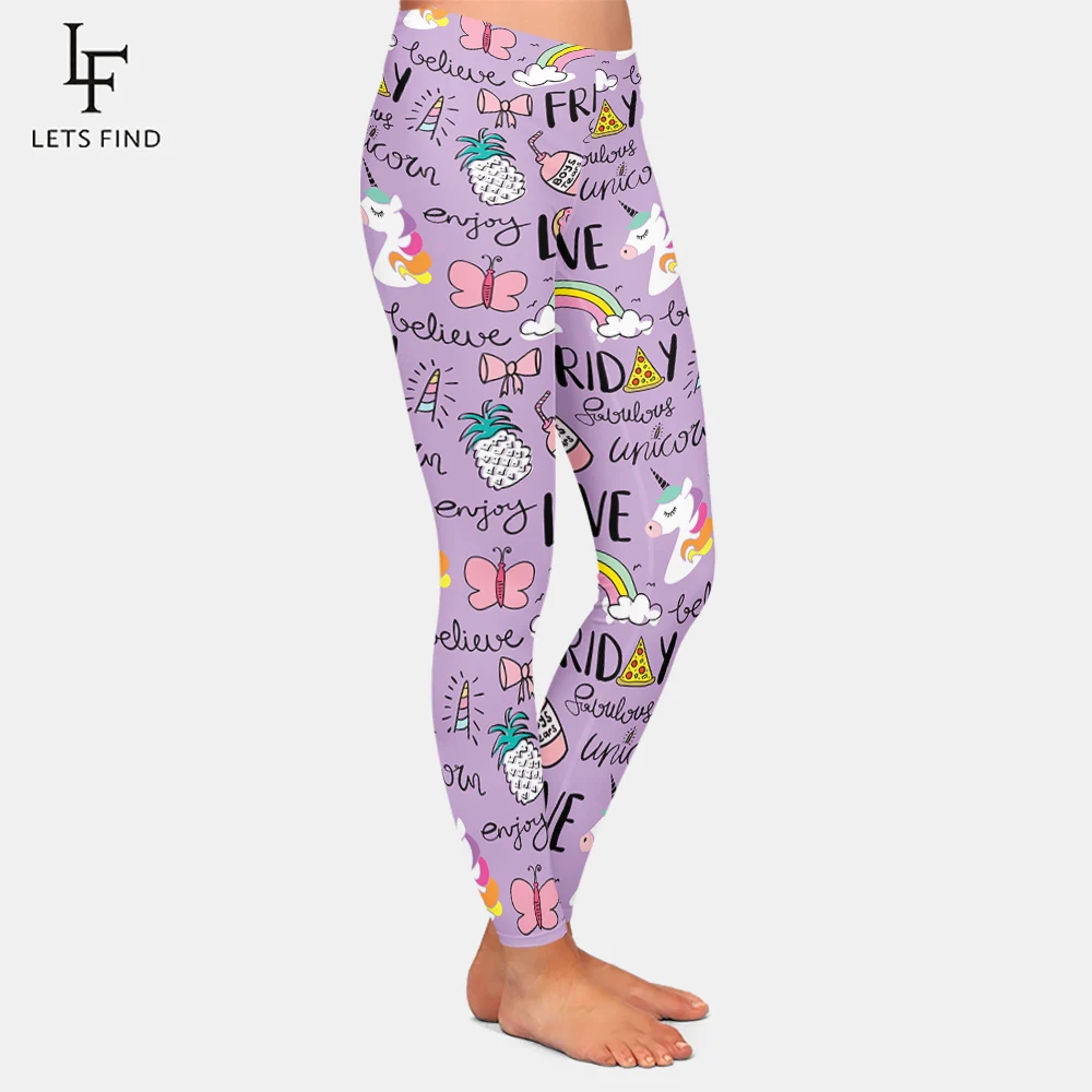 2019 New Cute Colorful Unicorn Leggings Women 3d Print Butterfly Rainbow Letter Fashion Purple Winter Warm Leggings
2019 New Cute Colorful Unicorn Leggings Women 3d Print Butterfly Rainbow Letter Fashion Purple Winter Warm Leggings