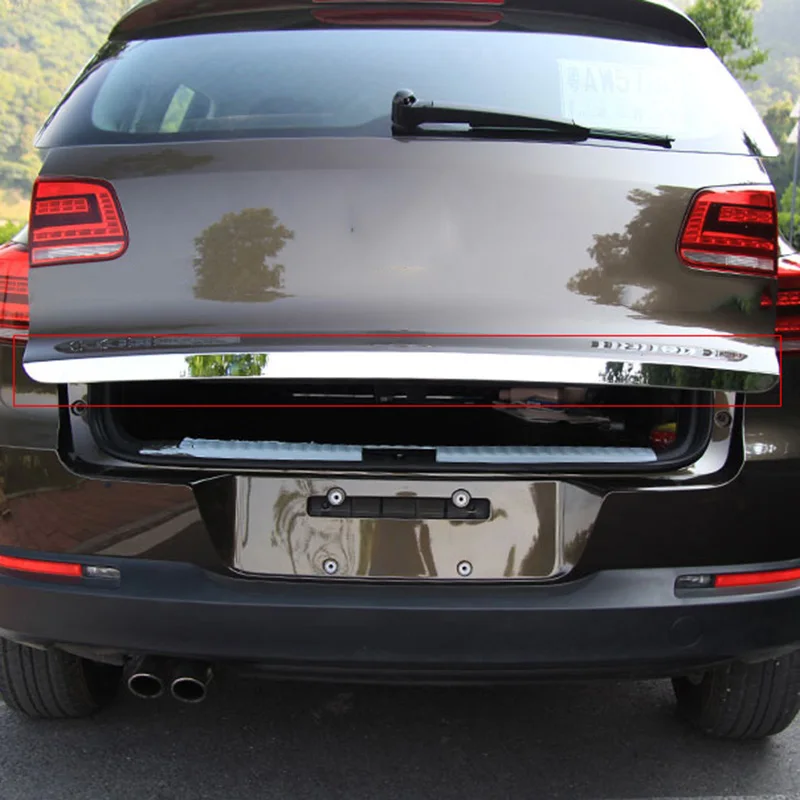 Car Stainless Steel Rear Trunk Lid Cover Trim Tail Gate Protector Back Trunk Cover Fit For VW Tiguan 2010-2015
Car Stainless Steel Rear Trunk Lid Cover Trim Tail Gate Protector Back Trunk Cover Fit For VW Tiguan 2010-2015