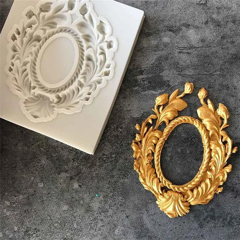 Frame Decorating Fondant Cake Silicone Mold Candy Biscuits Molds Chocolate Cake Mould Cartoon Kitchen Baking Tools
Frame Decorating Fondant Cake Silicone Mold Candy Biscuits Molds Chocolate Cake Mould Cartoon Kitchen Baking Tools
