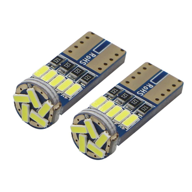 2PCS Car LED Reading Light T10 W5W 194 168 CANBUS NO ERROR Non Polar Door Tail Clearance Lights Bulb 4014 LED 15 SMD White DC12V
2PCS Car LED Reading Light T10 W5W 194 168 CANBUS NO ERROR Non Polar Door Tail Clearance Lights Bulb 4014 LED 15 SMD White DC12V