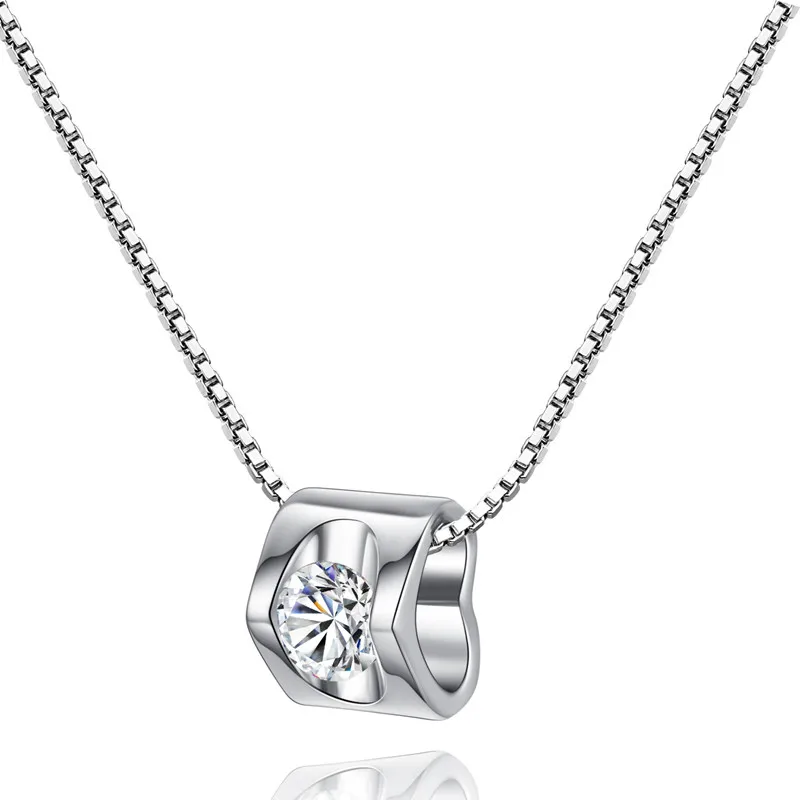 LUKENI Charm 925 Sterling Silver Choker Necklace For Women Jewelry Trendy Crystal Heart Pendants Necklace Girl Party Accessories
LUKENI Charm 925 Sterling Silver Choker Necklace For Women Jewelry Trendy Crystal Heart Pendants Necklace Girl Party Accessories