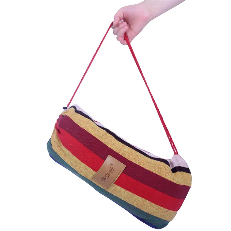 Canvas Stripe Hang Bed Hammock Outdoor Hammock Garden Sports Home Travel Camping Swing Mat Outdoor Furniture Supplies
Canvas Stripe Hang Bed Hammock Outdoor Hammock Garden Sports Home Travel Camping Swing Mat Outdoor Furniture Supplies