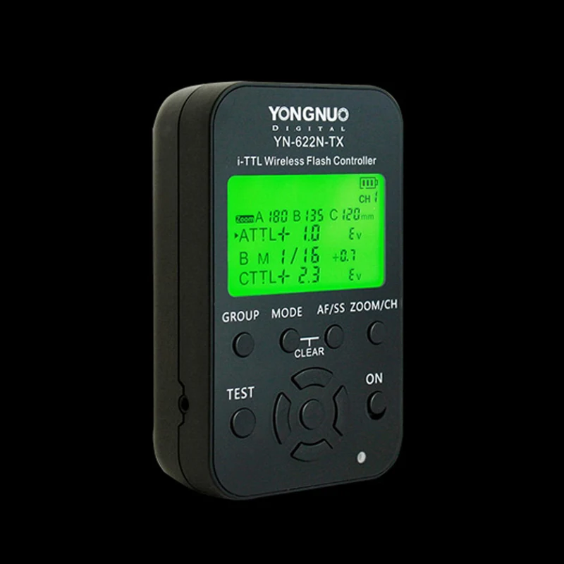 

YONGNUO YN-622N-TX i-TTL LCD Wireless Speedlite Controller Transmitter for Nikon DSLR Camera YN622N Flash Trigger