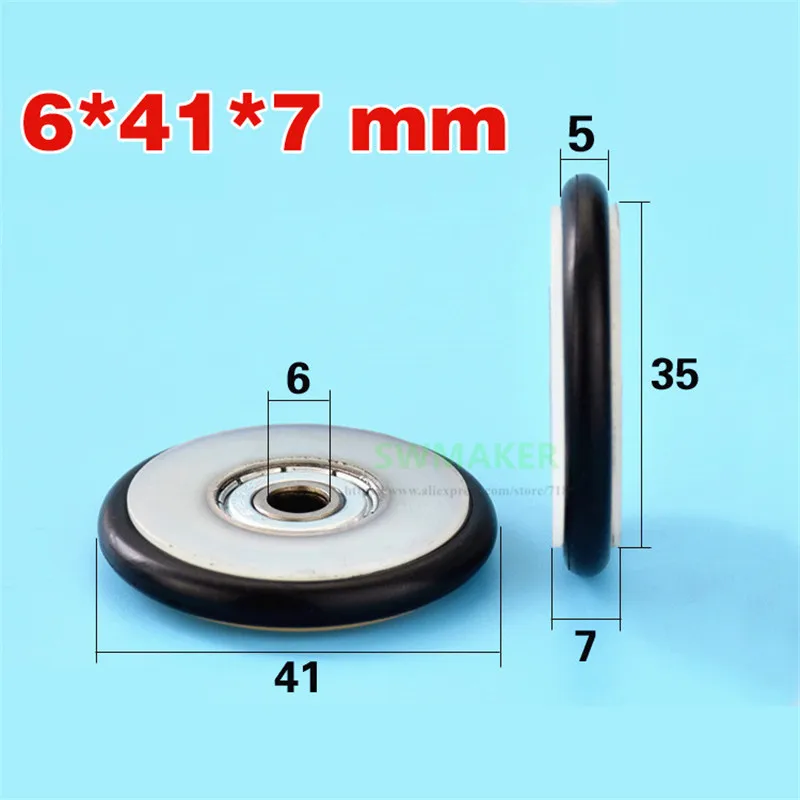 M6*41*7mm M6 Buna-N rubber O rubber ring rubber rubber roller, mute elasticity, 626 bearing pulley for blackboard/fishing tackle
M6*41*7mm M6 Buna-N rubber O rubber ring rubber rubber roller, mute elasticity, 626 bearing pulley for blackboard/fishing tackle