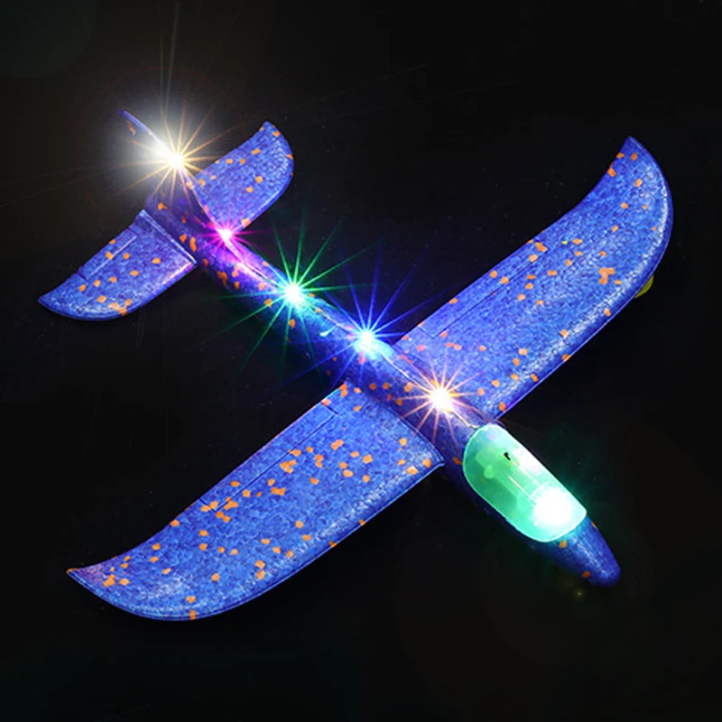 Kids DIY Hand Throw Flying Glider Planes Glow Dark Toys For Children Foam Aeroplane Model Fillers Glider Plane Outdoor Game Toys
Kids DIY Hand Throw Flying Glider Planes Glow Dark Toys For Children Foam Aeroplane Model Fillers Glider Plane Outdoor Game Toys
