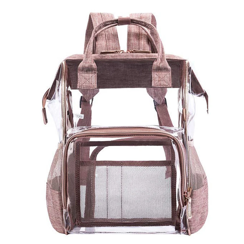 FGGS-Fashion Transparent Waterproof Backpacks Clear Pvc Zipper School Bags For Teenage Girls Travel Bag
FGGS-Fashion Transparent Waterproof Backpacks Clear Pvc Zipper School Bags For Teenage Girls Travel Bag