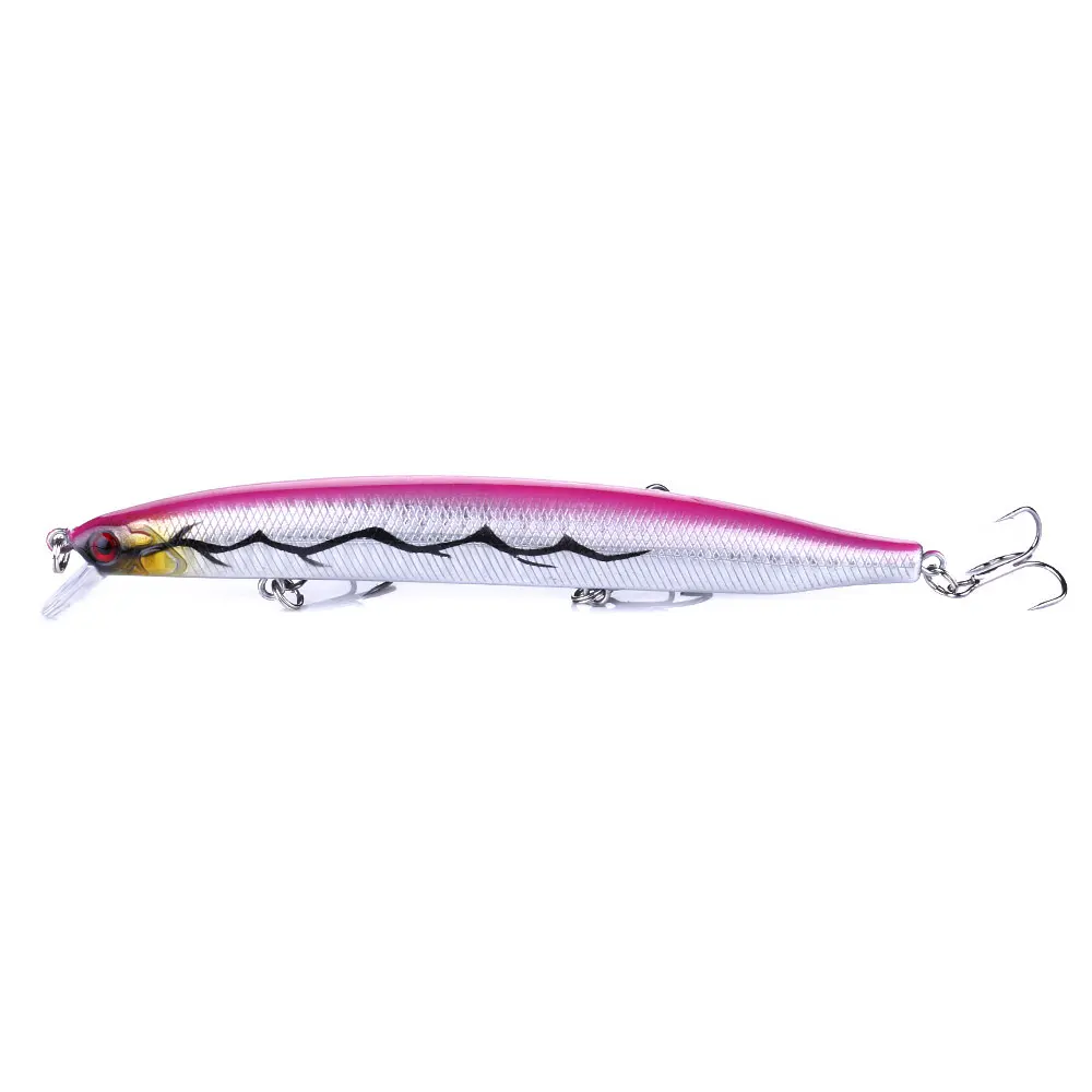 1PCS Fishing lure plastic Minnow 13.5CM 18G freshwater artificial bait sea fishing hard lures 3 hooks for fishing
1PCS Fishing lure plastic Minnow 13.5CM 18G freshwater artificial bait sea fishing hard lures 3 hooks for fishing