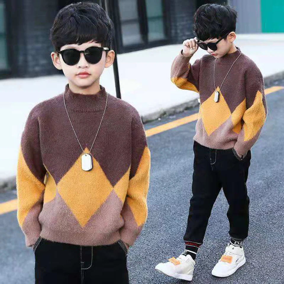 New Fashion Baby Boys Sweaters Children Winter Cotton Knitting Pullover Warm Tops Kids Sweaters Age For 3 4 6 8 10 12 Years
New Fashion Baby Boys Sweaters Children Winter Cotton Knitting Pullover Warm Tops Kids Sweaters Age For 3 4 6 8 10 12 Years